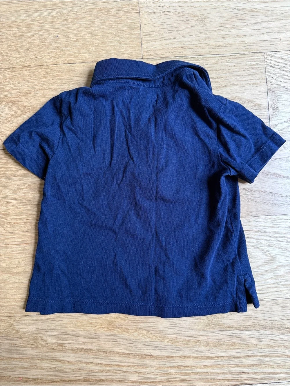 Ralph Lauren Navy Short-Sleeve Polo with Red Pony